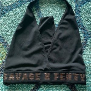 Savage X Fenty Tops - Savage X Fenty black halter bodysuit Savage X Fenty Tops - Savage X Fenty black halter bodysuit